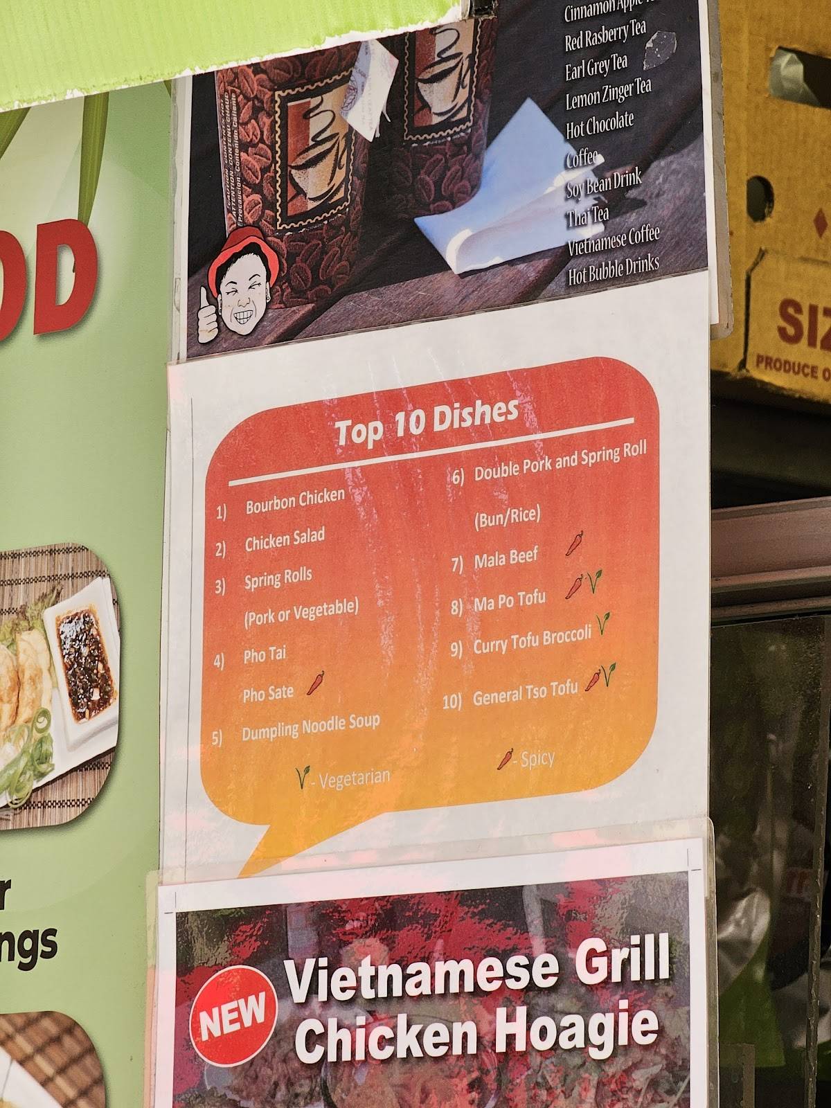 Tai's Vietnamese Food меню