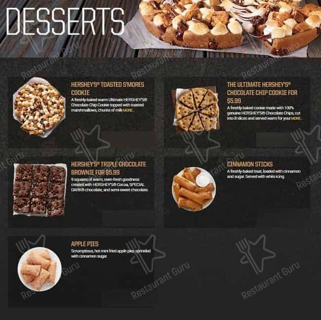 Pizza Hut меню