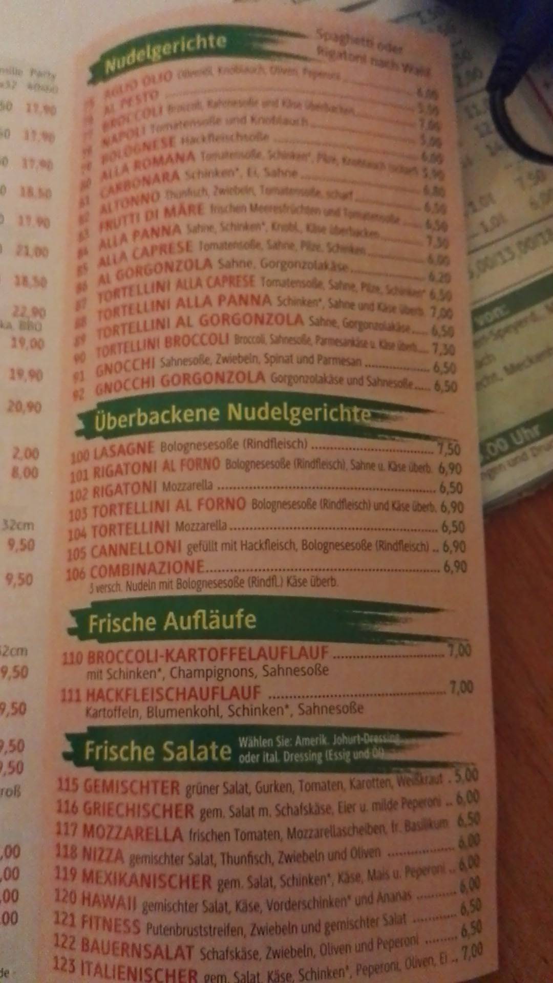 Pizza Roma меню