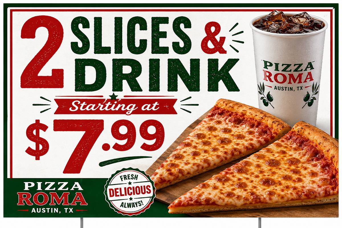 Pizza Roma меню