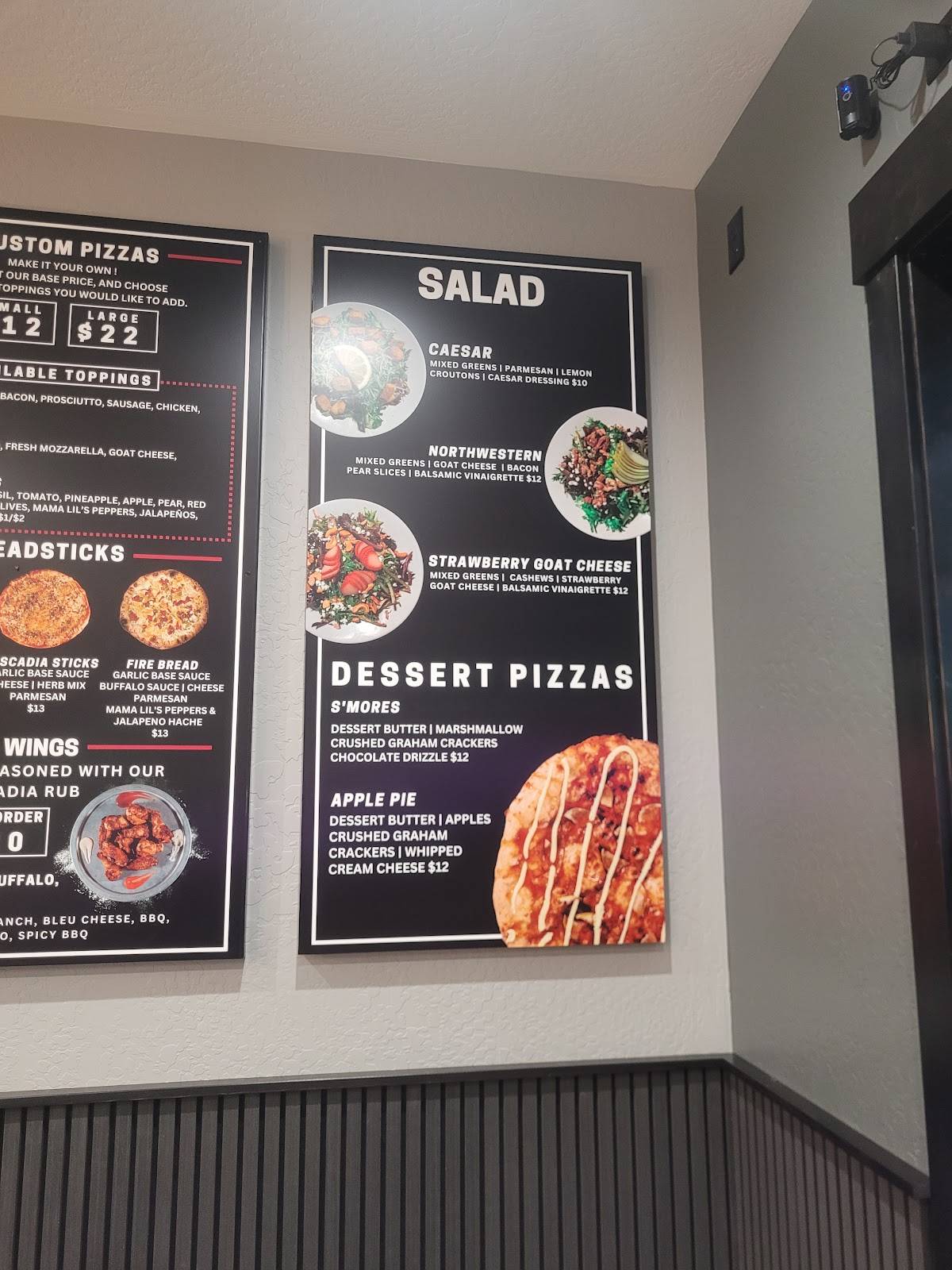 Cascadia Pizza Co. меню