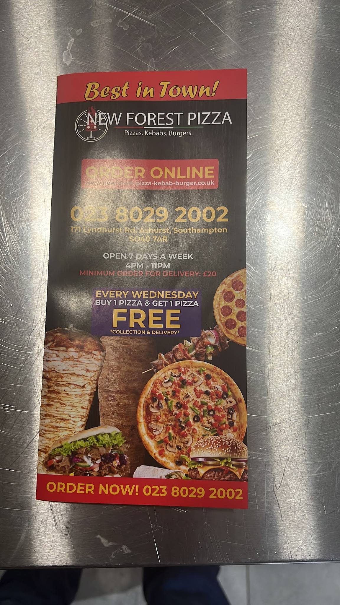 New Forest Pizza меню