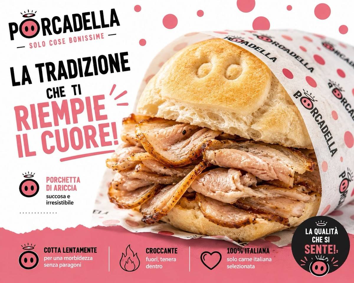 Porcadella меню