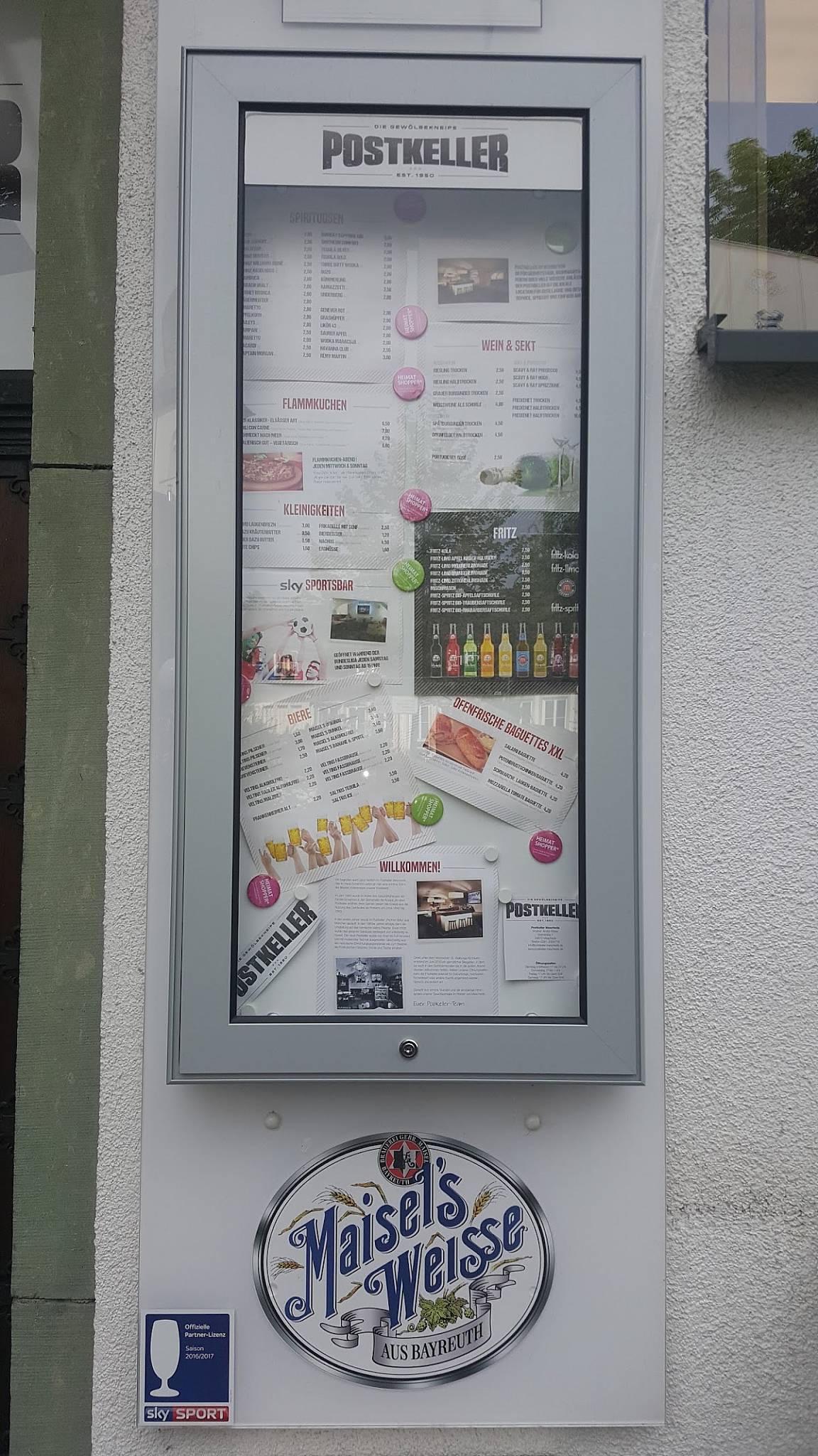 Postkeller Meschede меню