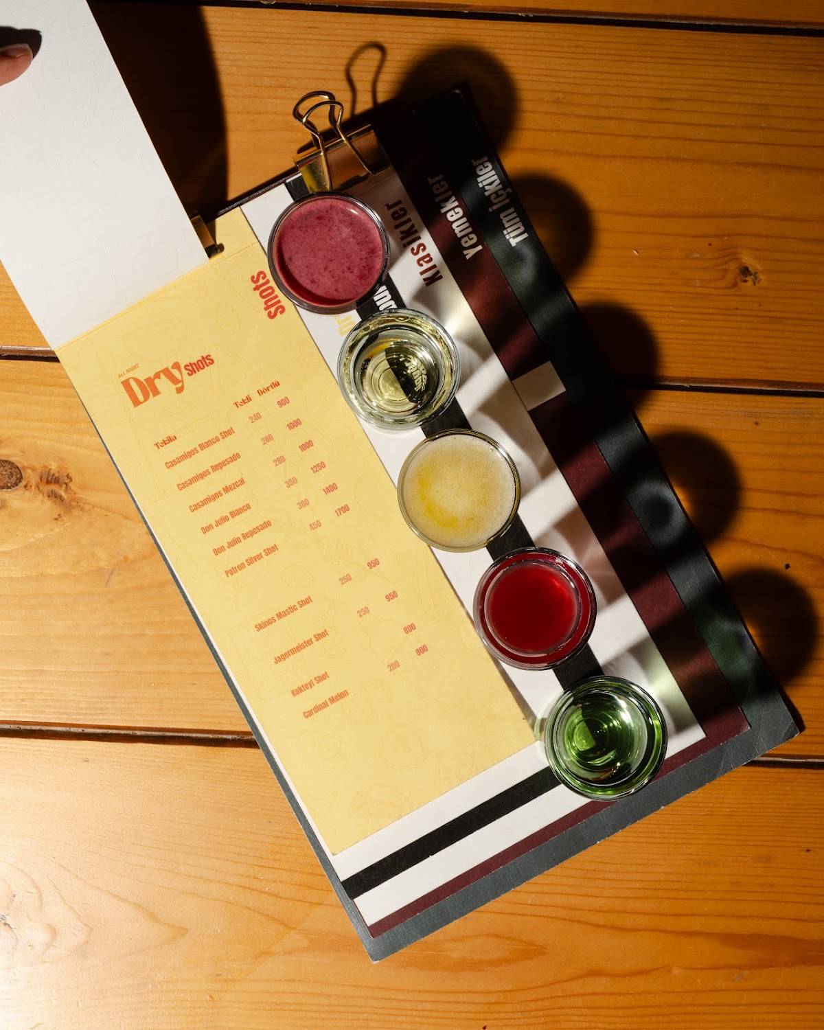 Dry Cocktail Bar - Datça меню