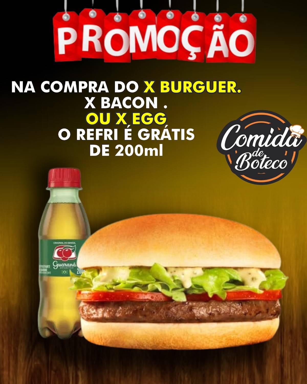 COMIDA DE BOTECO меню