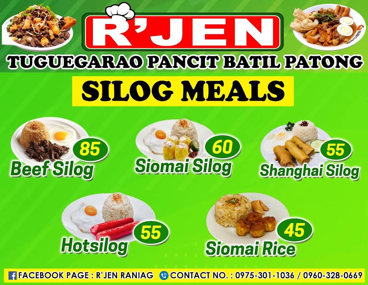 R'JEN PANCIT BATIL PATONG меню
