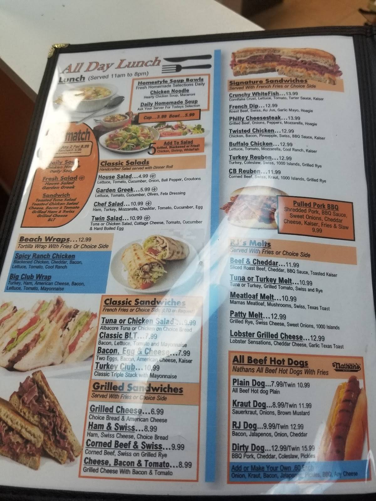RJ's Family Restaurant меню
