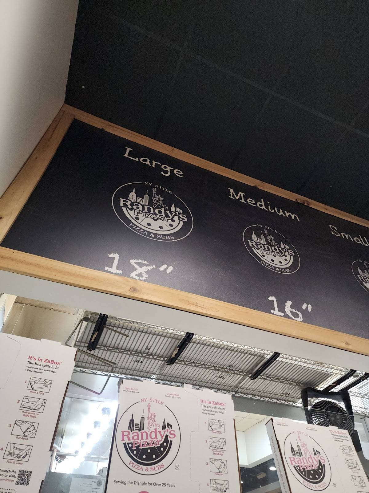 Randy's Pizza меню