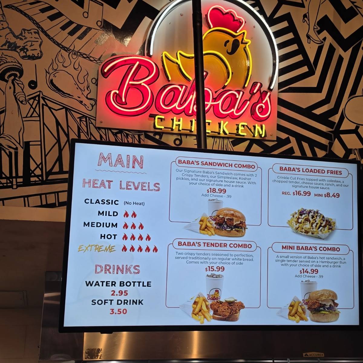 Baba's Hot Chicken меню