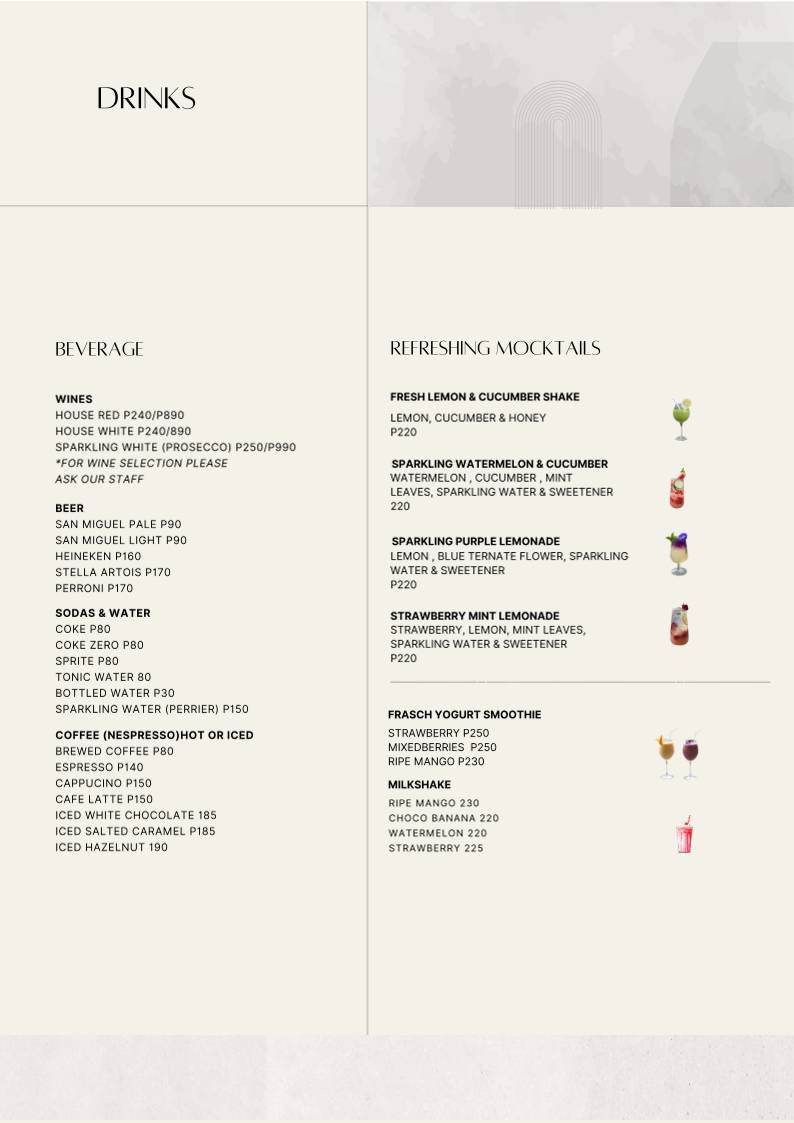 Base Cafe Steakhouse + Bar меню