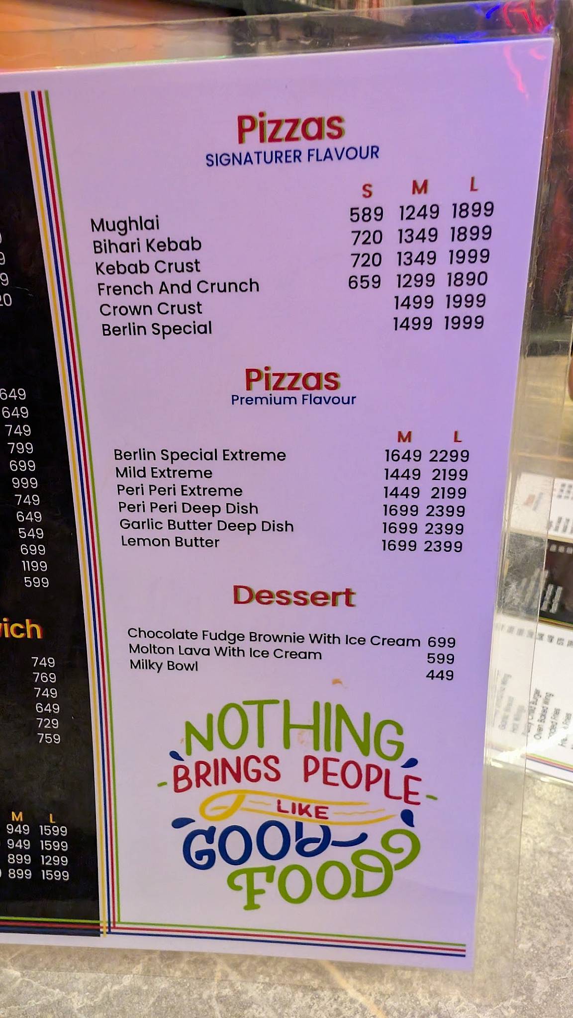 Berlin multan меню
