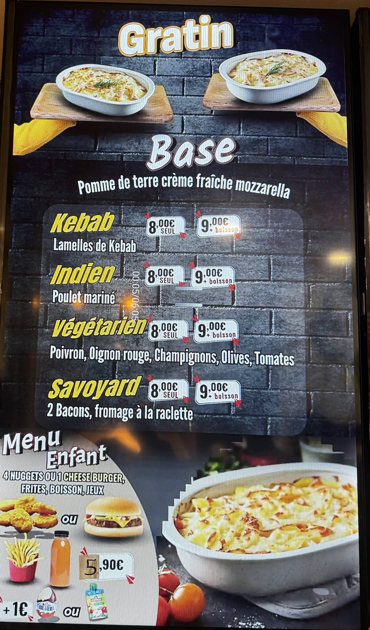 Bibi Burger меню