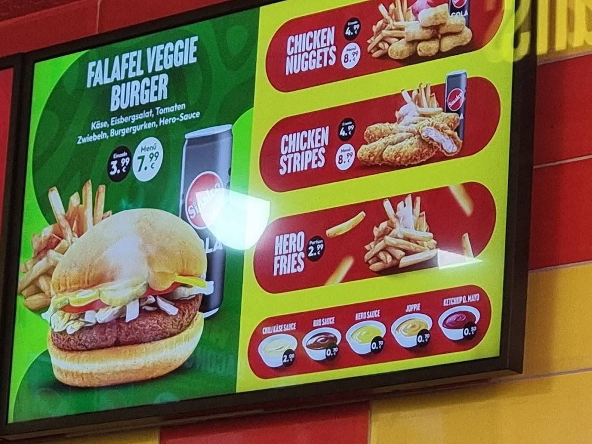 Burgerheld меню
