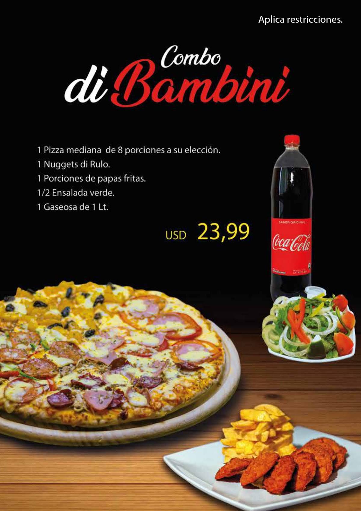 Di Rulo Pizza меню