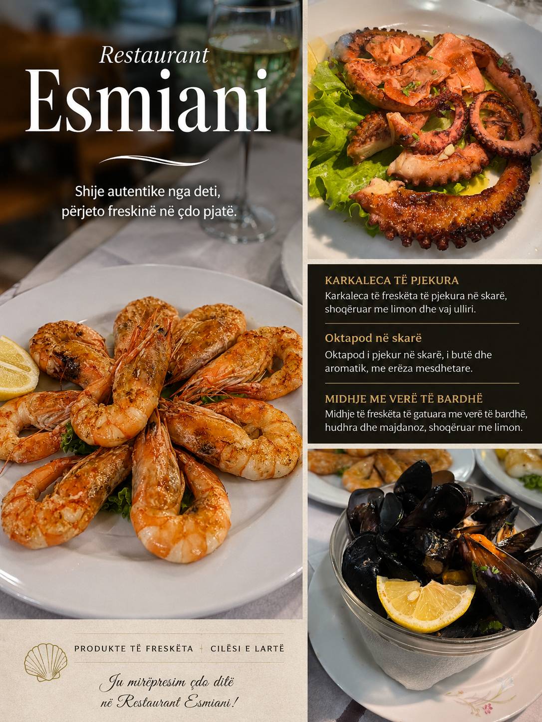 Restaurant ESMIANI меню