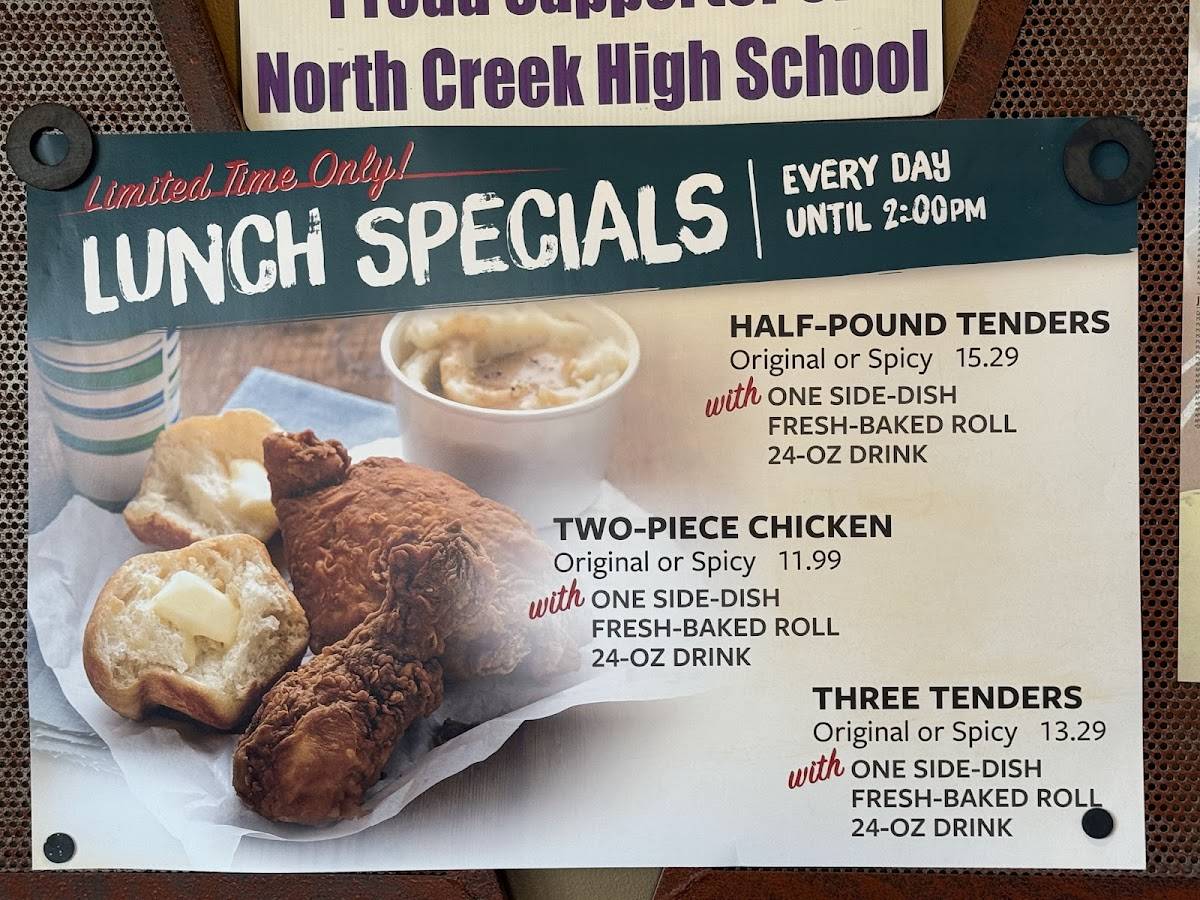 Ezell's Famous Chicken меню
