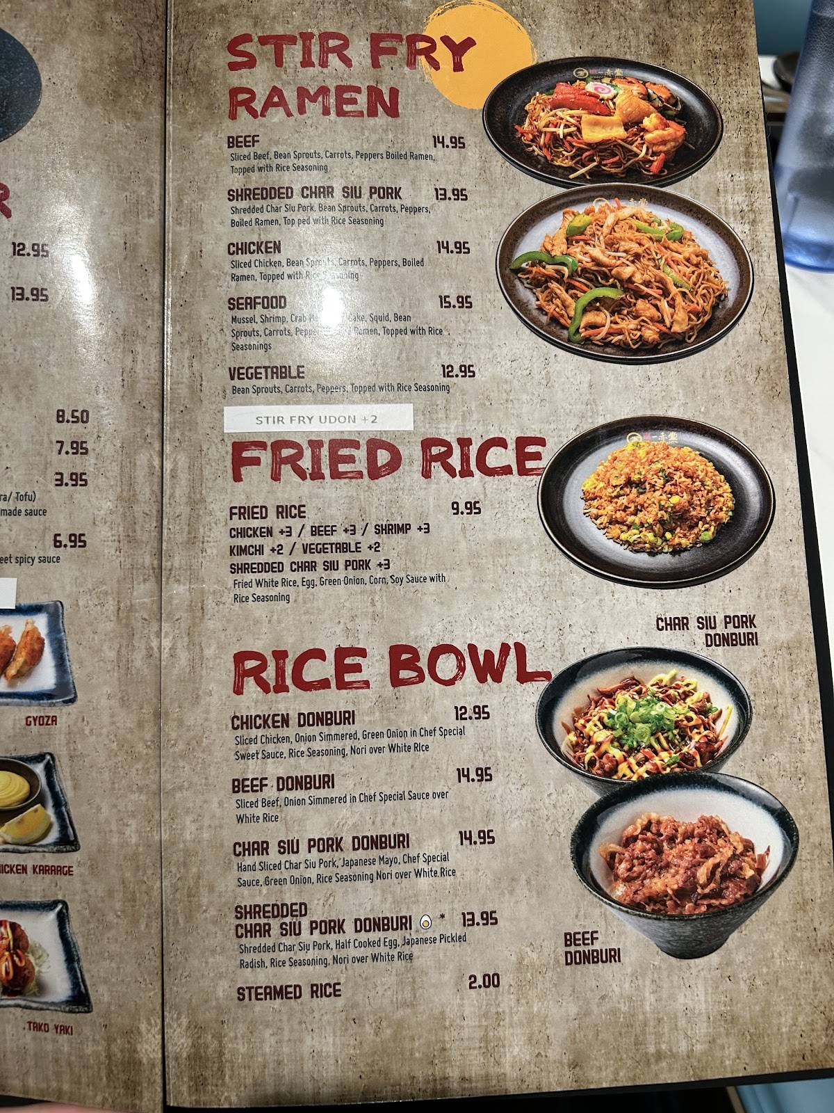 Ichiddo Ramen Rochester меню