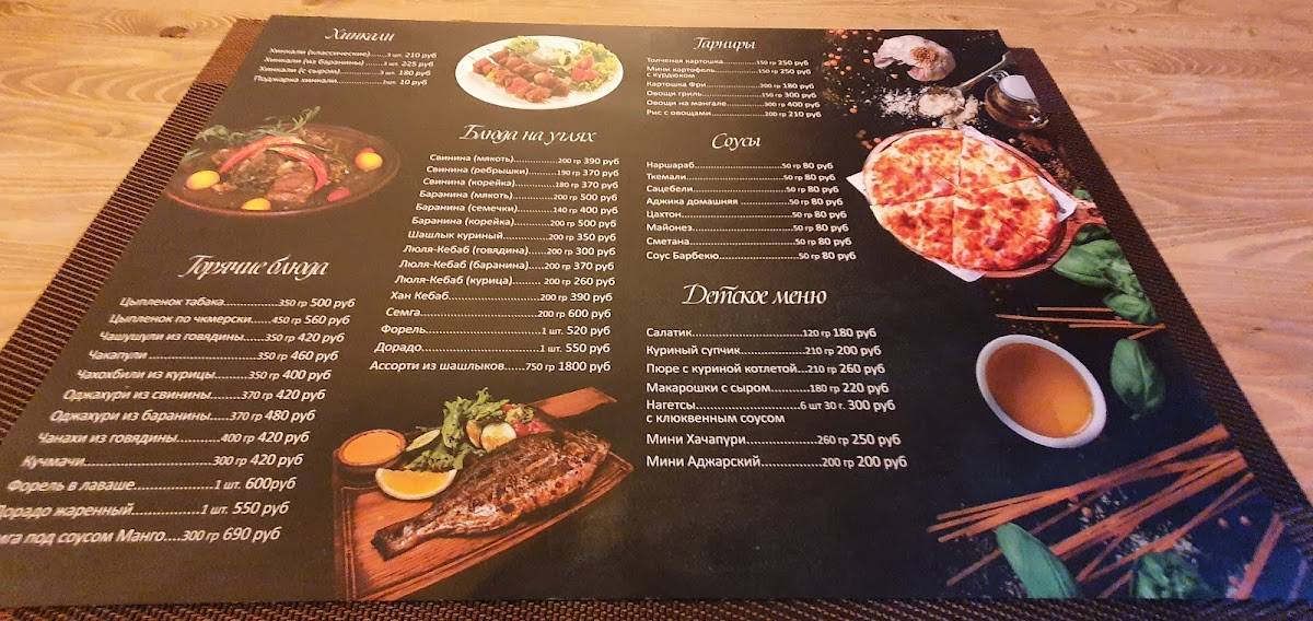 Кепи меню