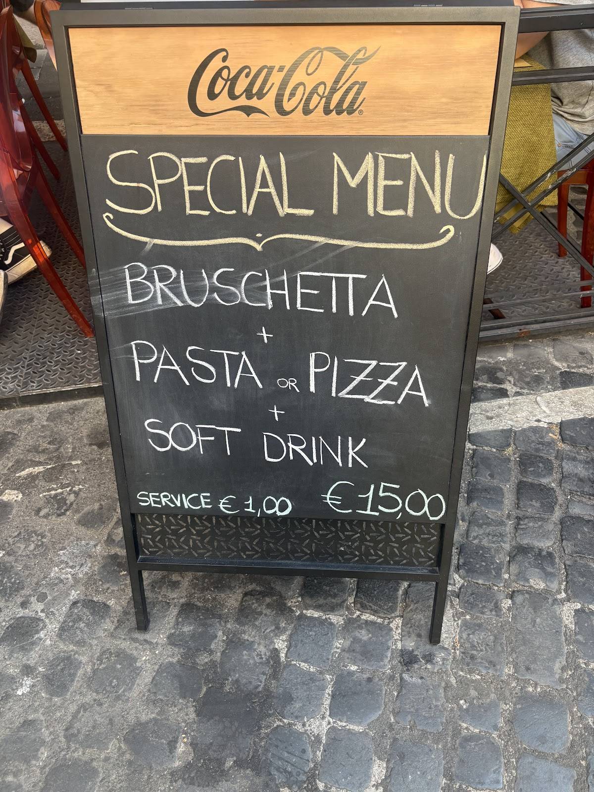 L'Insalata Ricca - Piazza di Pasquino меню