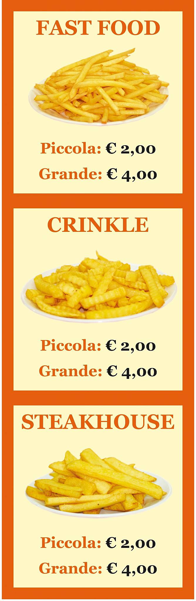 Linuxfood Mondello меню
