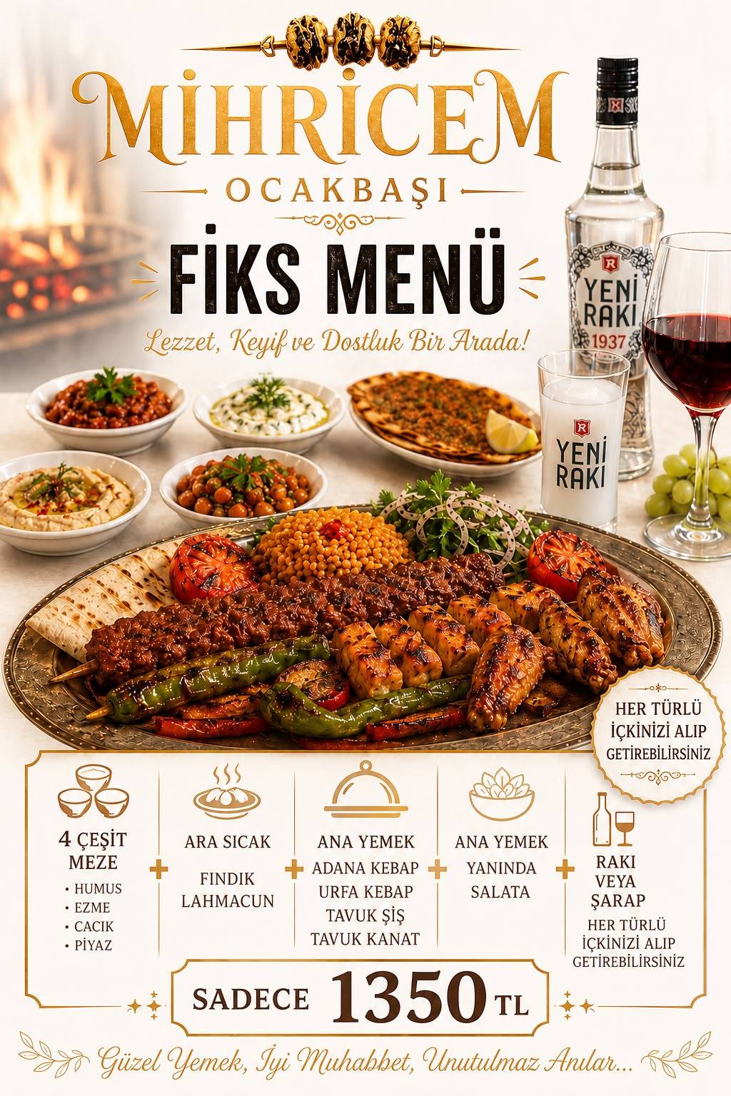 Mihricem Ocakbaşı меню