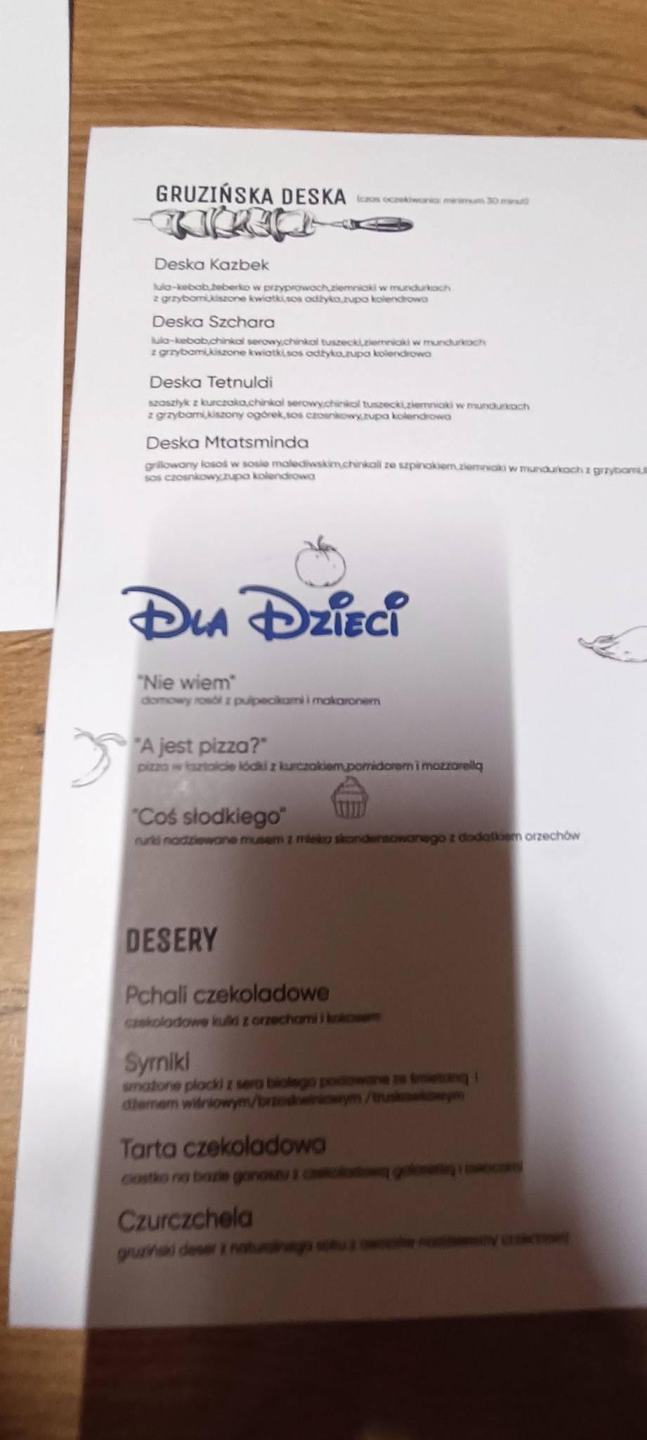 PAPACHA меню