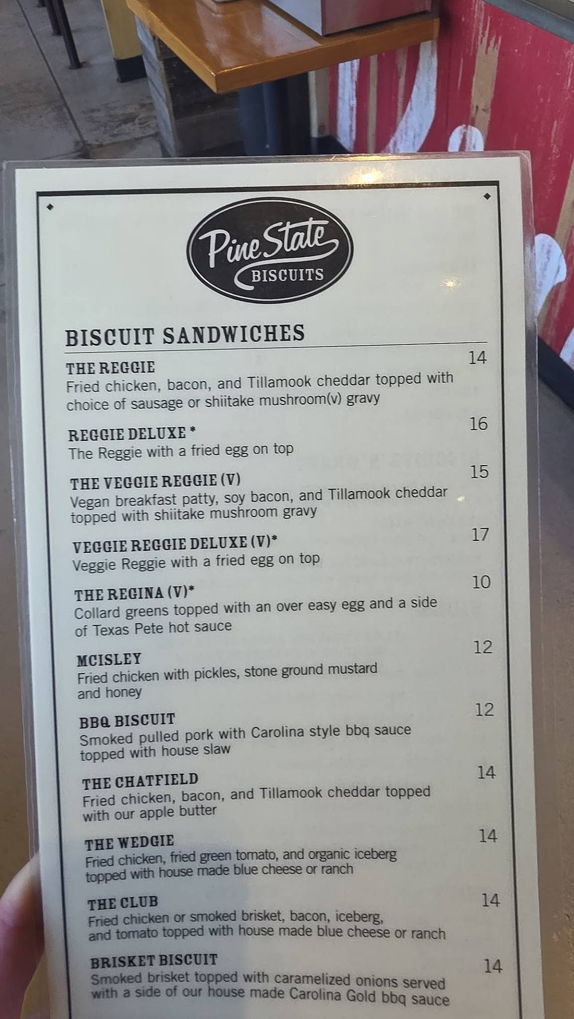 Pine State Biscuits Reno меню