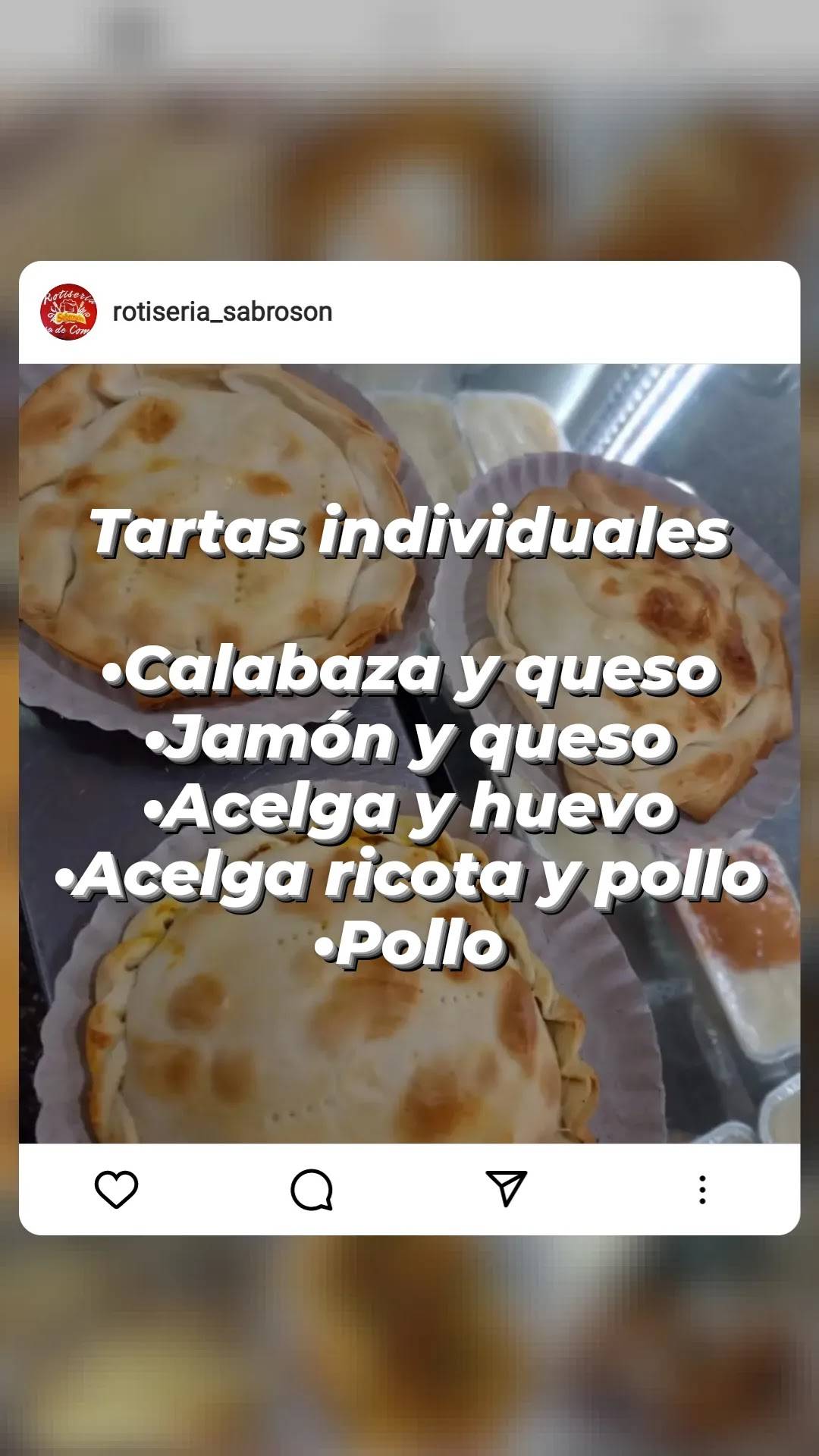 Sabrosón меню