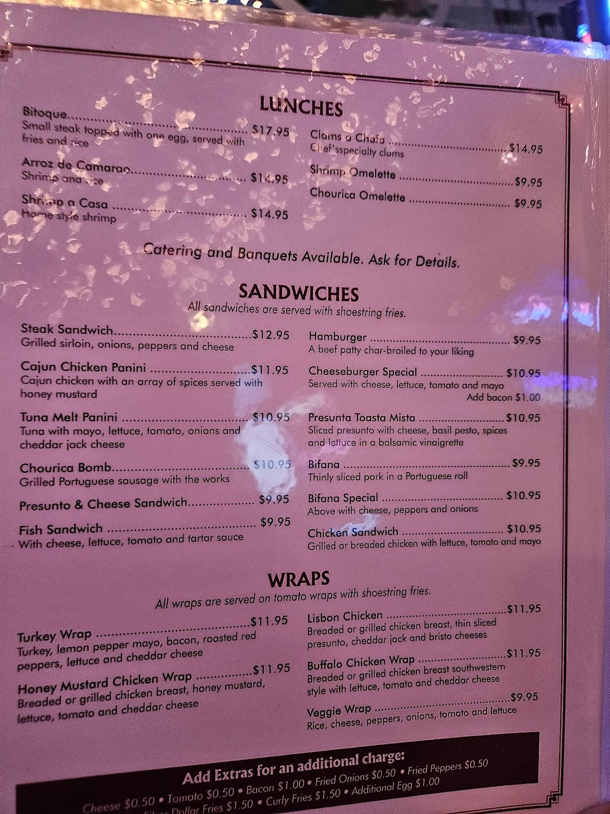 Solmar Restaurant меню