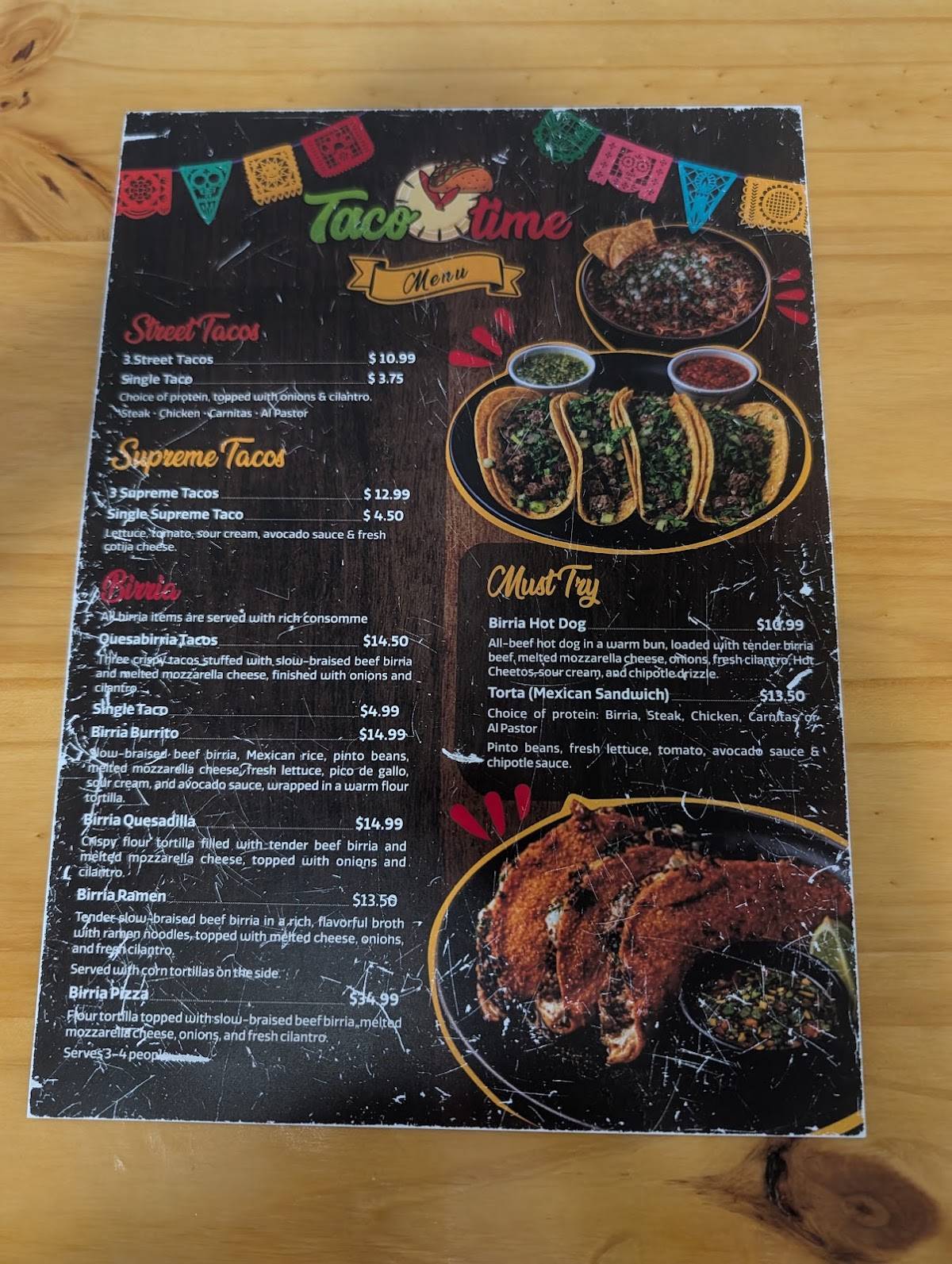 Taco Time Port Richey меню