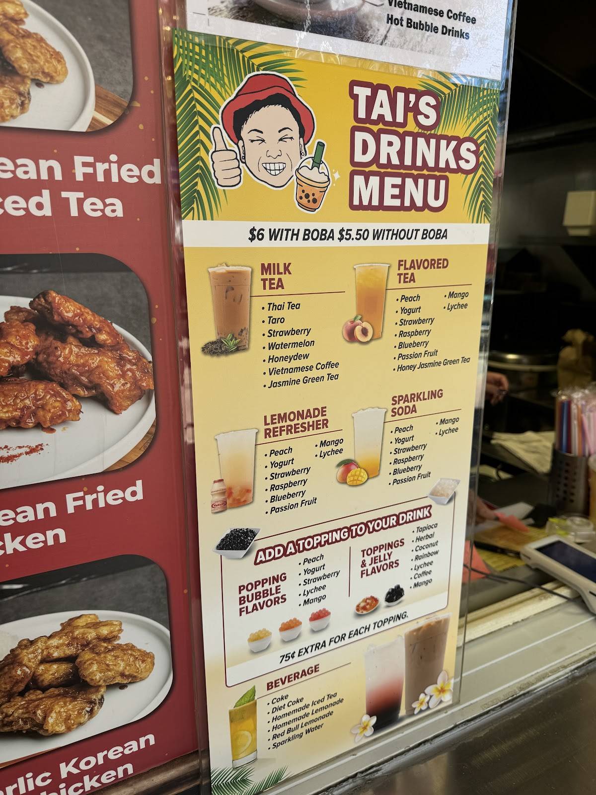 Tai's Vietnamese Food меню