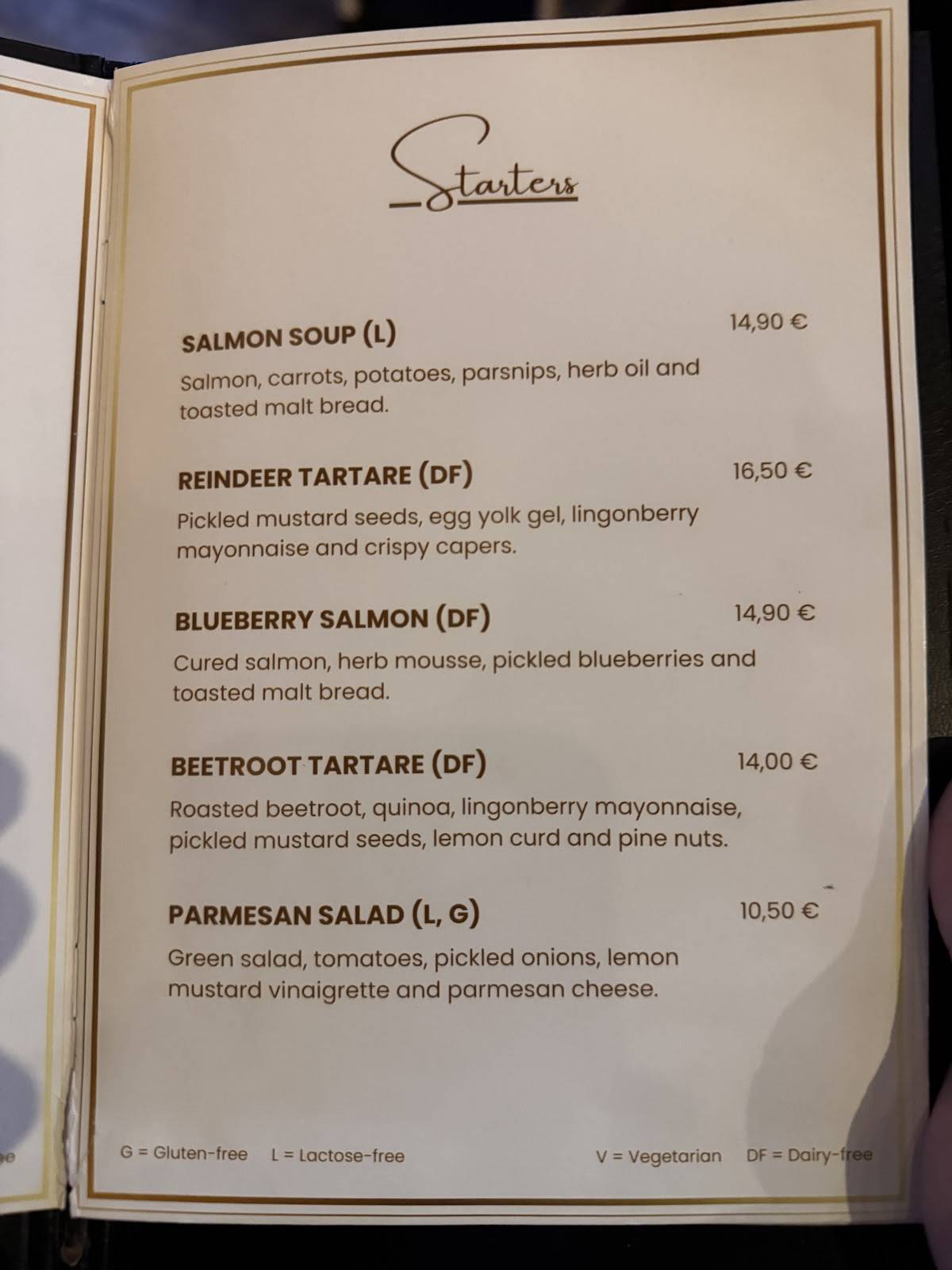Three Elves Restaurant & Lobby Bar меню