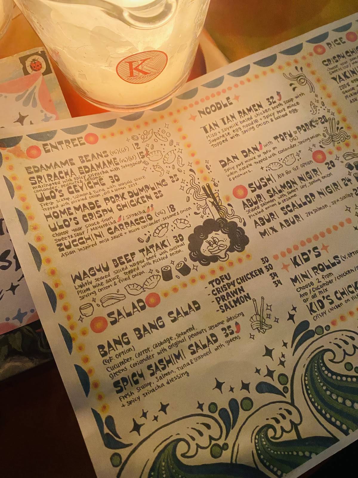 ULO’s Kitchen меню