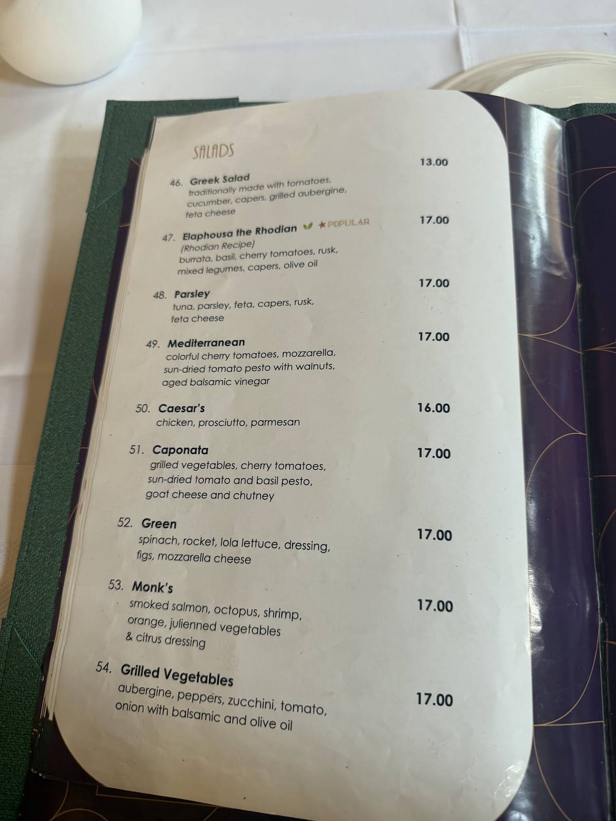 Zebrano Cafe Restaurant Bar меню
