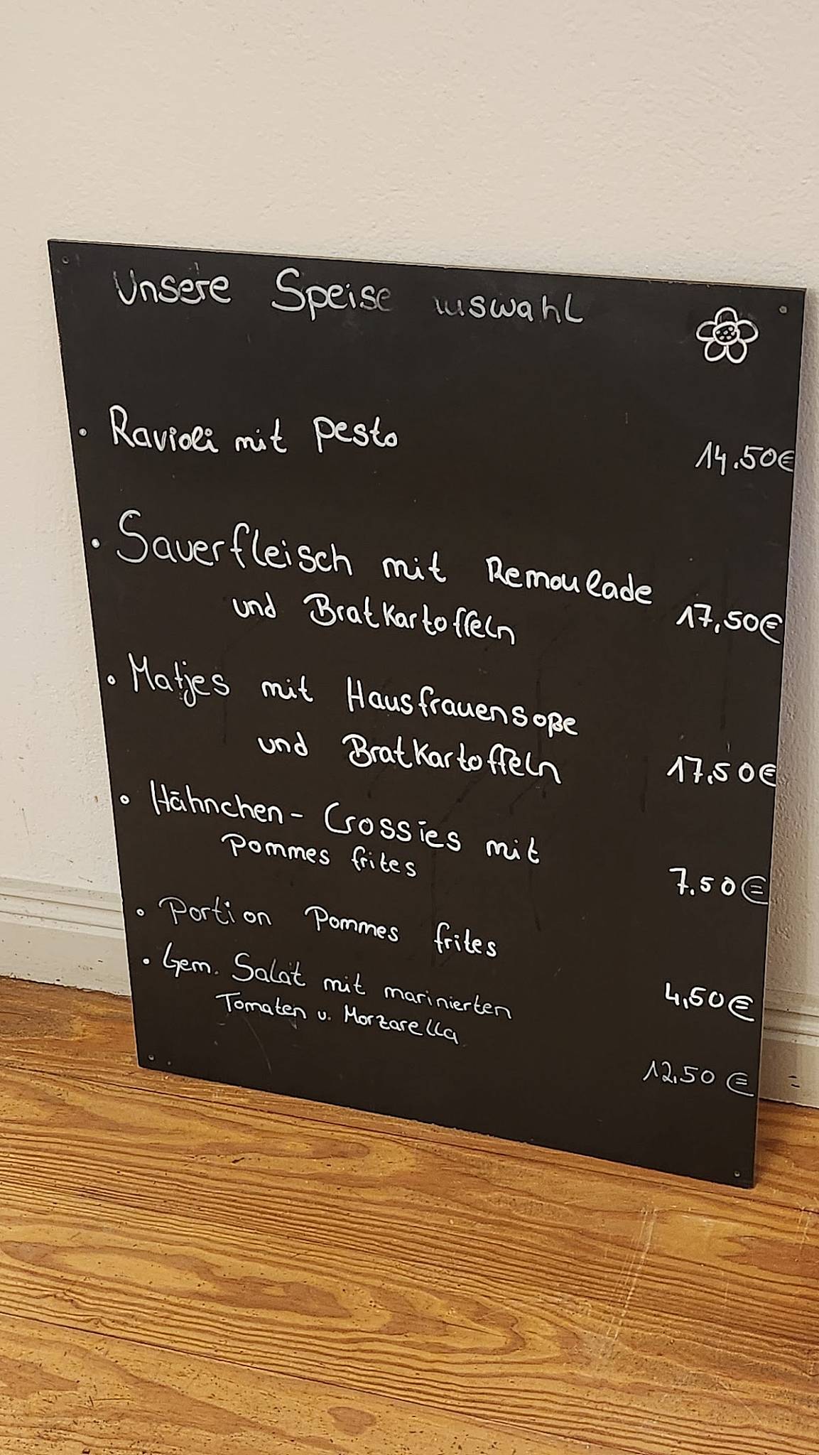 Restaurant und Café Prinzeninsel меню