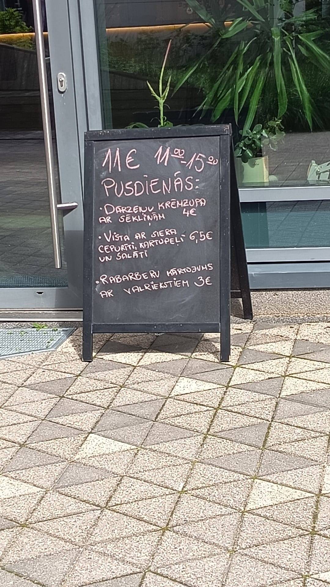 Restorāns "Mēle" меню