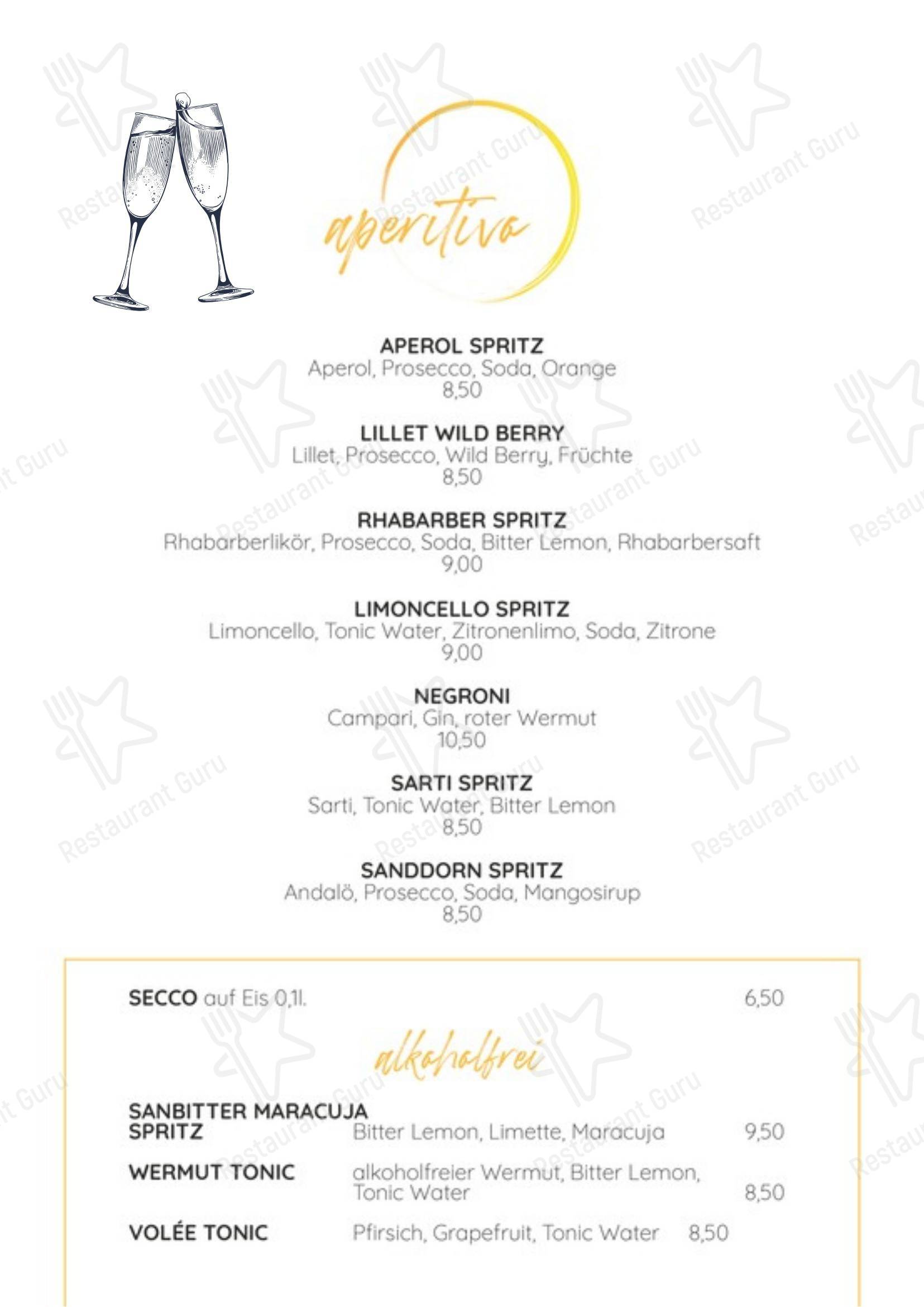 Ristorante Primavera Pizzeria в Киле - Меню
