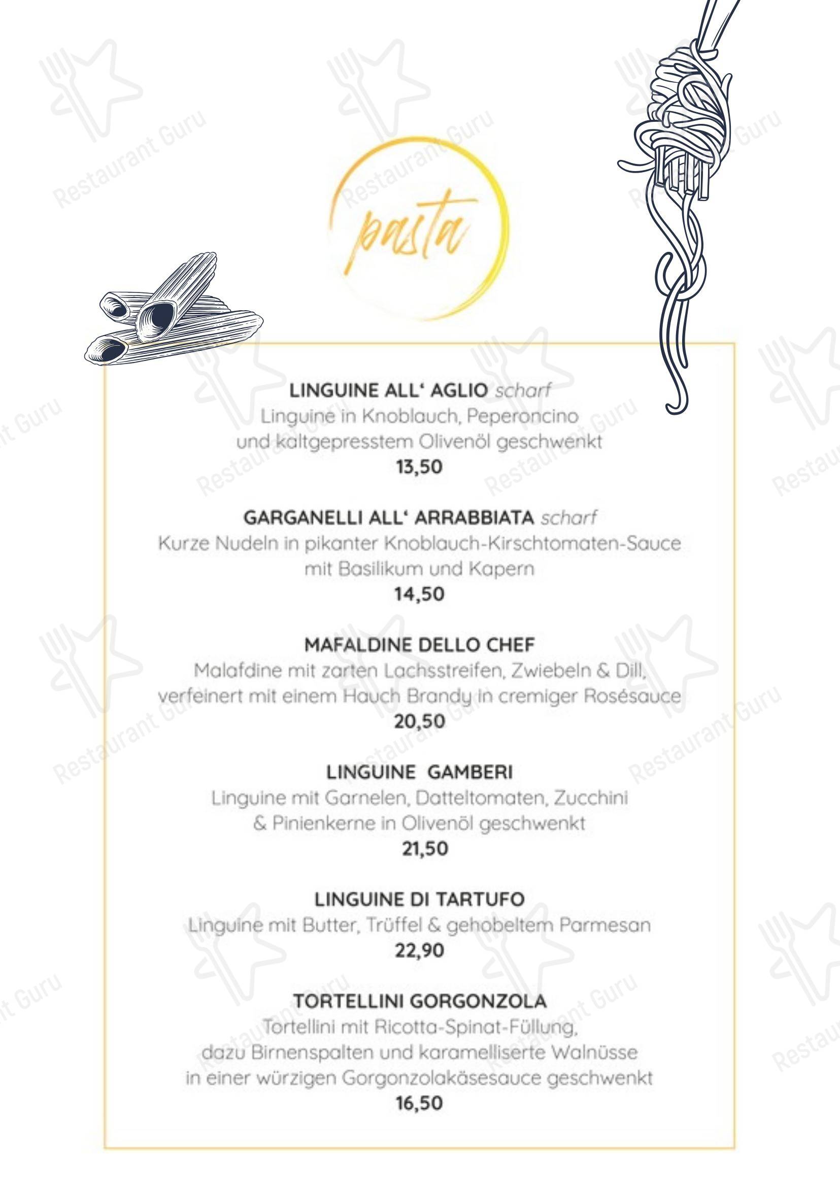 Меню пиццерии Ristorante Primavera Pizzeria в Киле