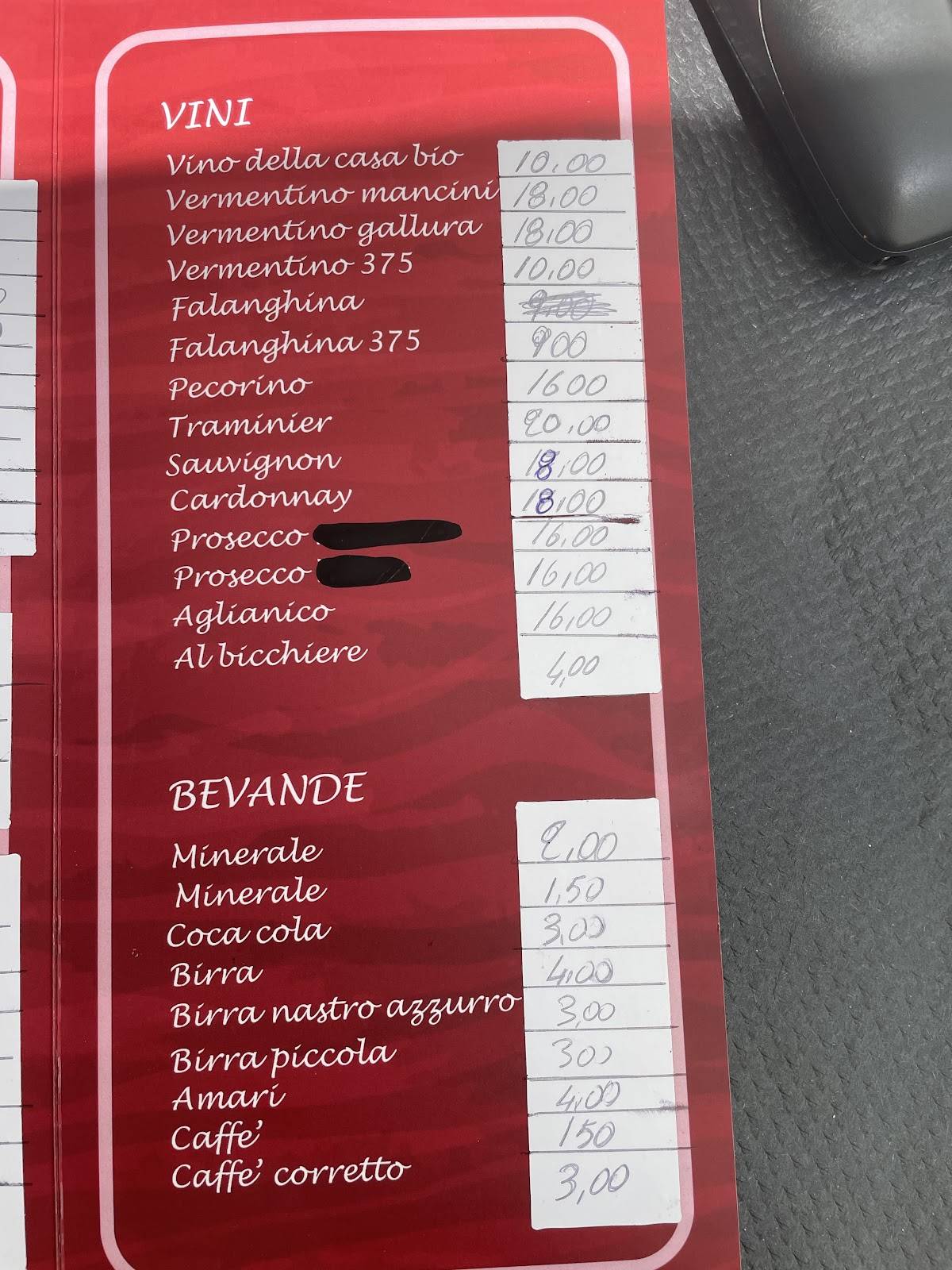 Ristorante Settimo Cancello - Seven Gate меню