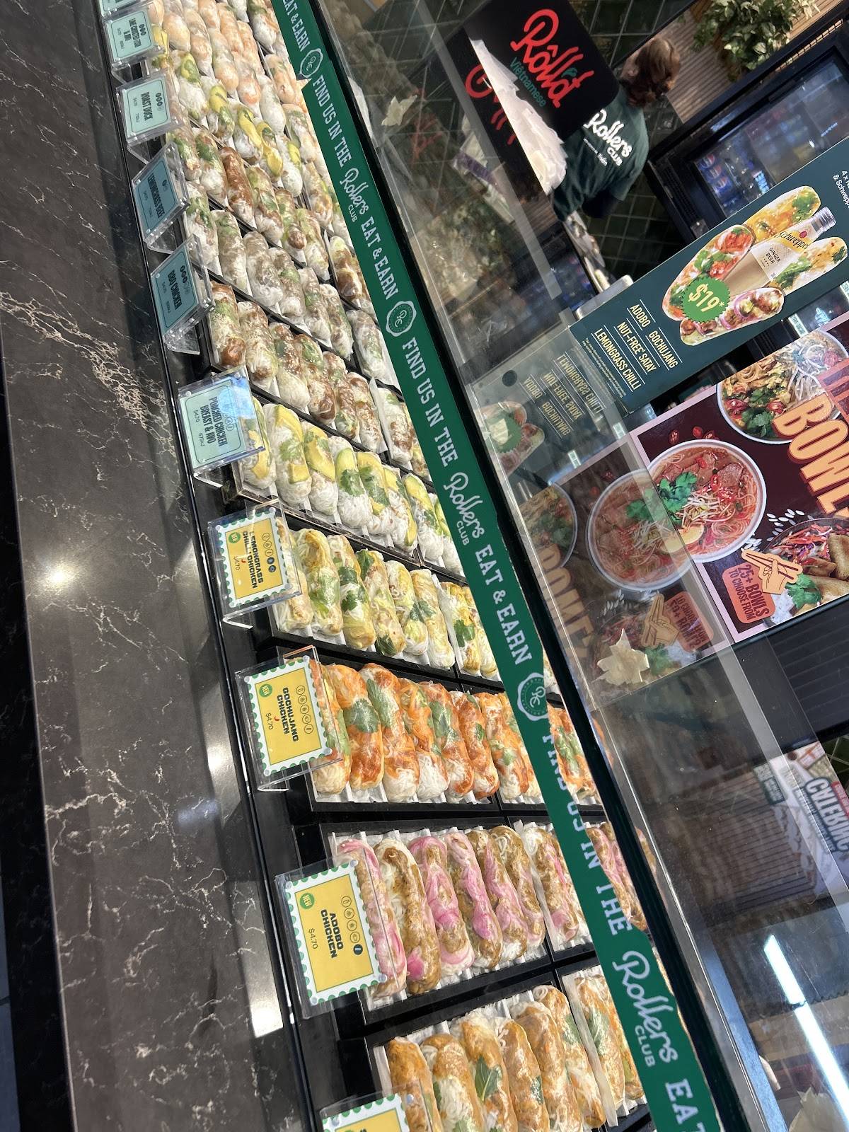 Roll'd Rouse Hill меню