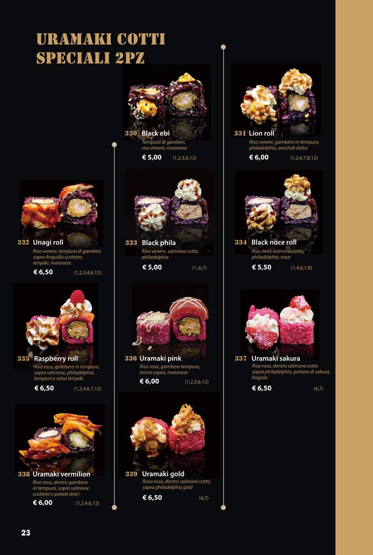 Moona Sushi меню
