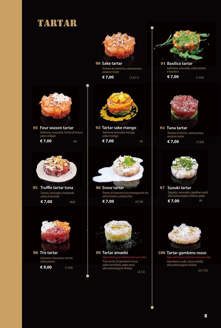 Moona Sushi меню