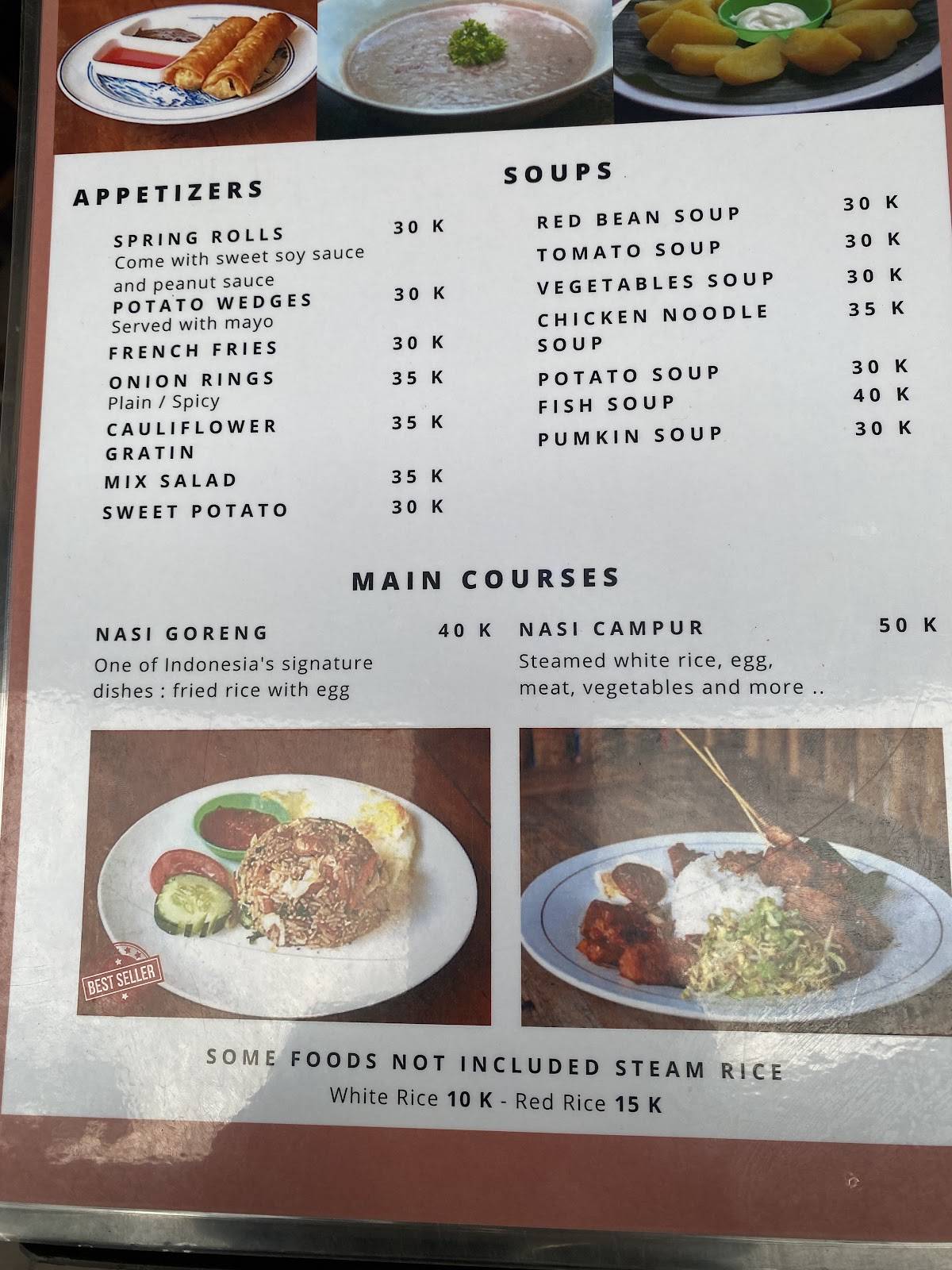 Run's Warung меню