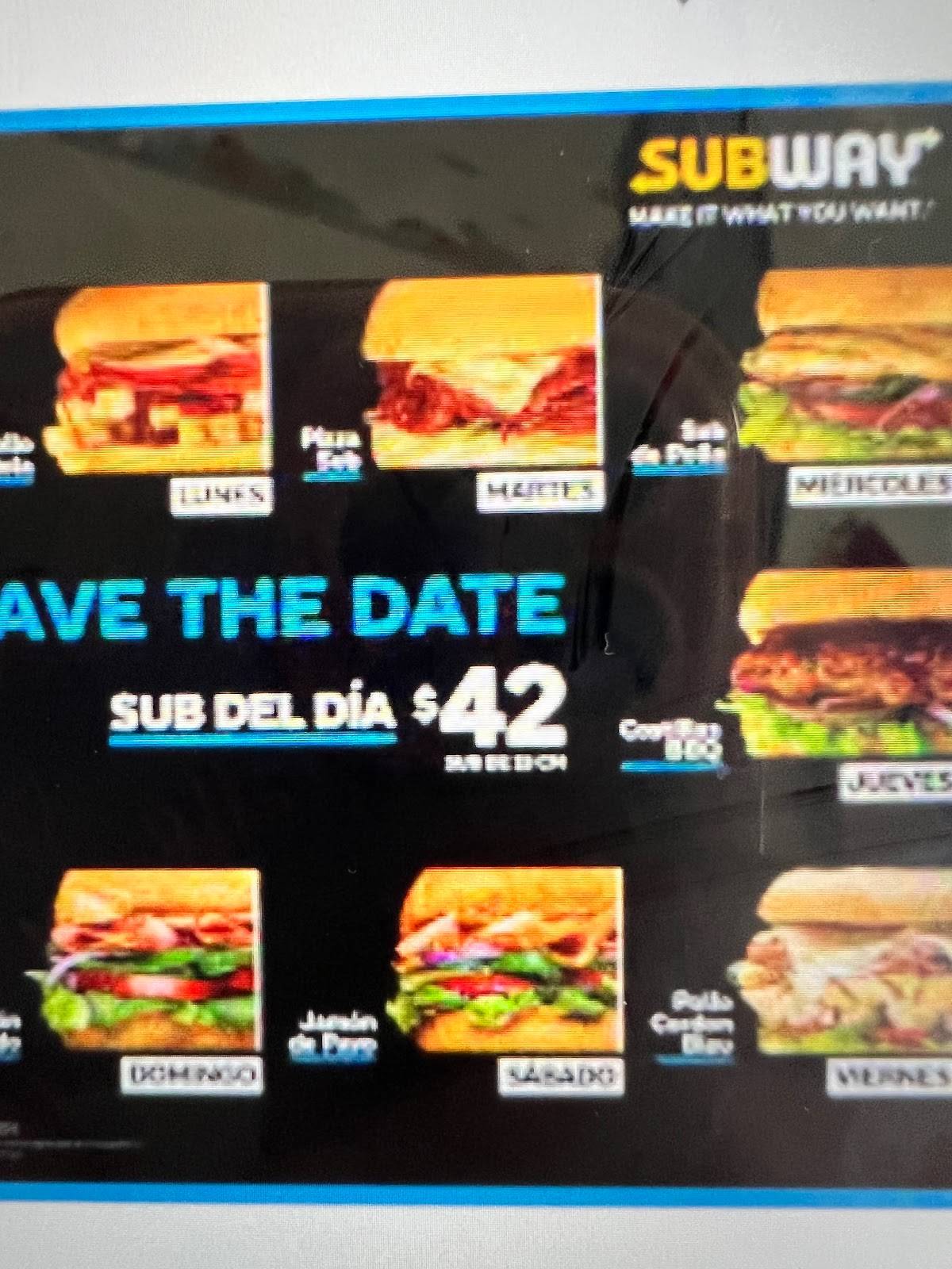 SUBWAY LAS PALMAS меню