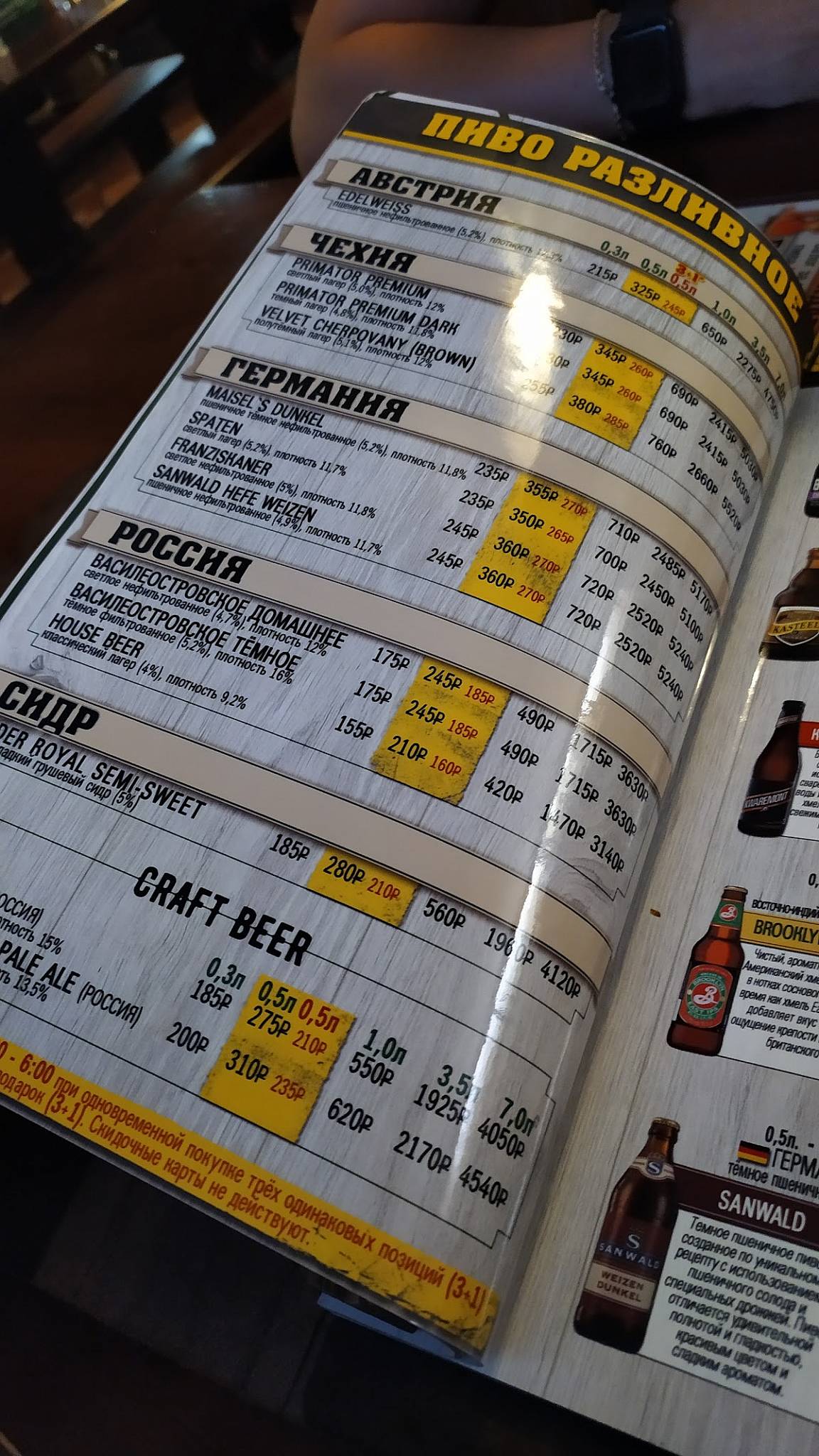 Beer House меню
