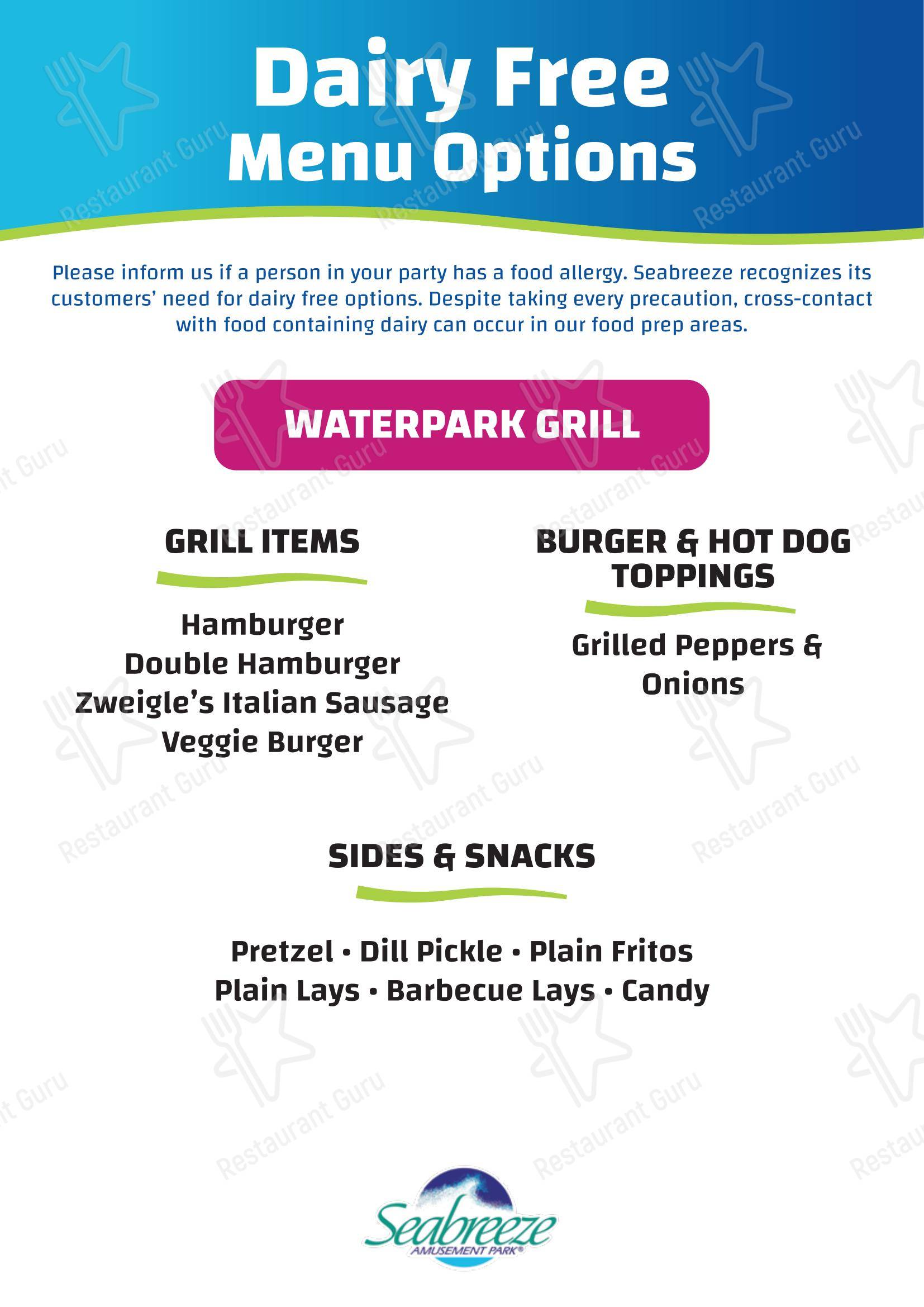 Seabreeze Grill в Рочестере - Детское