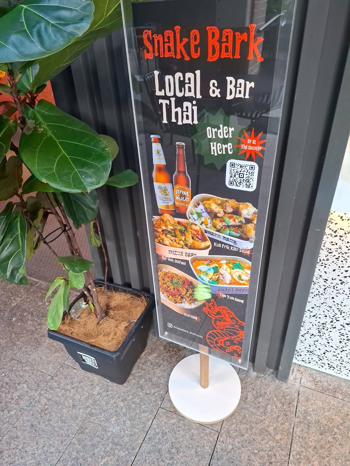 Snake Bark Thai at The Rocks меню