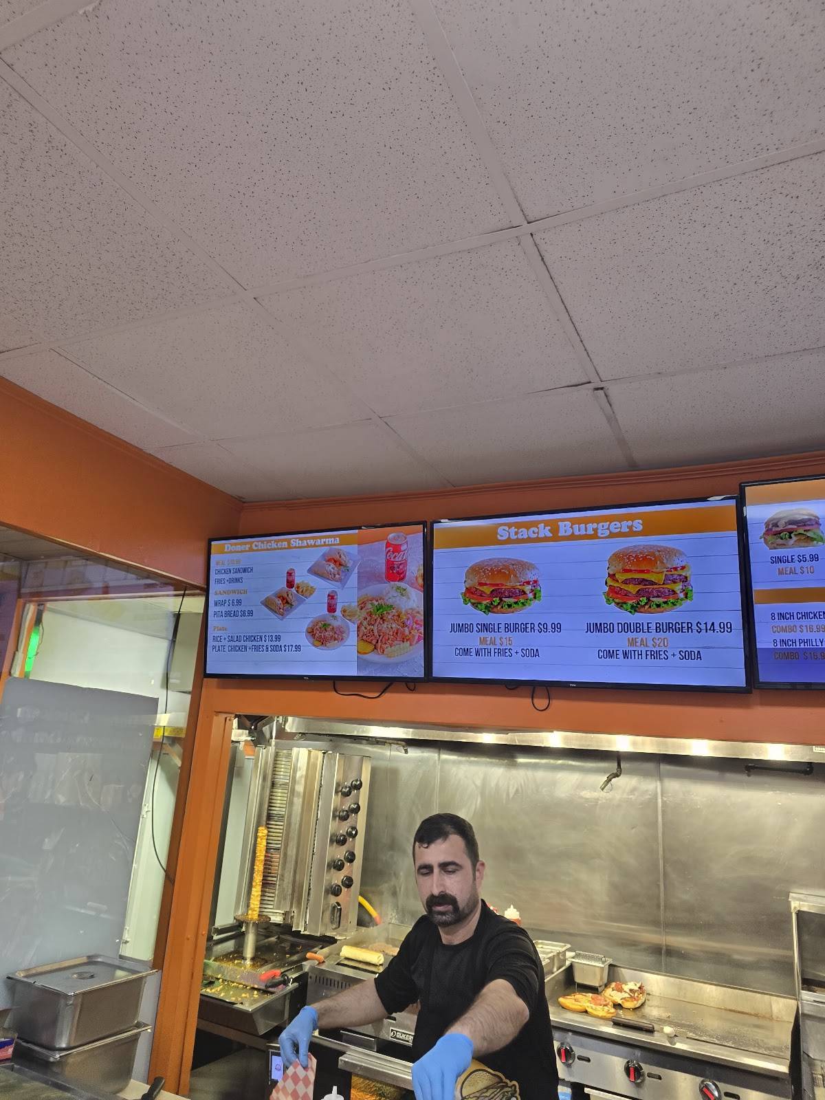 Stack Burger меню