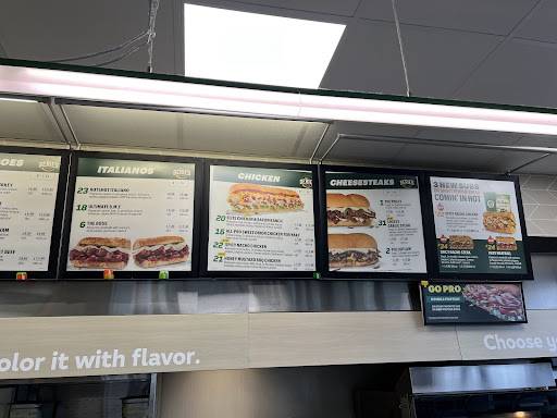 Subway меню